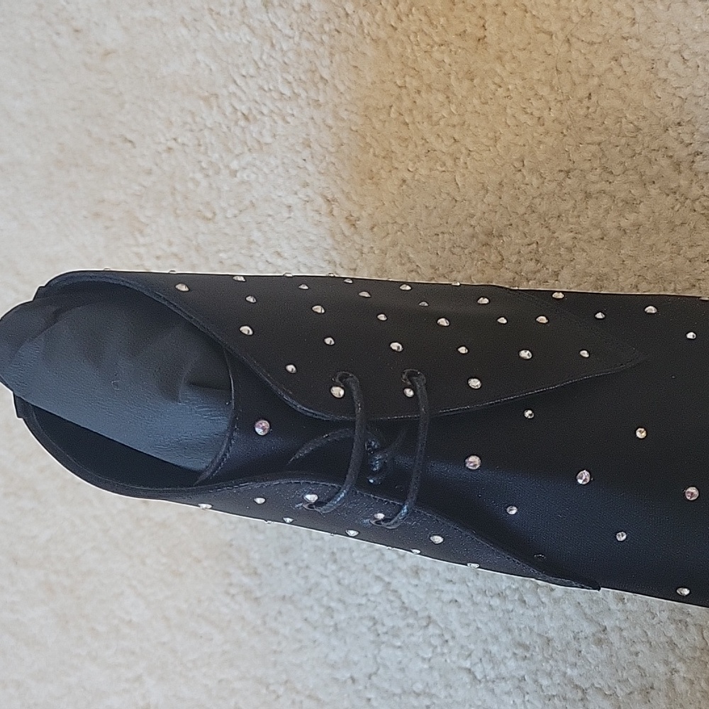 🛑SAINT LAURENT Raso Iridiscent Nero Boots - Picture 4 of 10